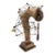 Vintage Rare Handmade Esoteric Divination Statue With Question and Answer Pendulum. For Sale