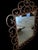 1970s Wrought Iron Mirror For Sale - Image 5 of 5
