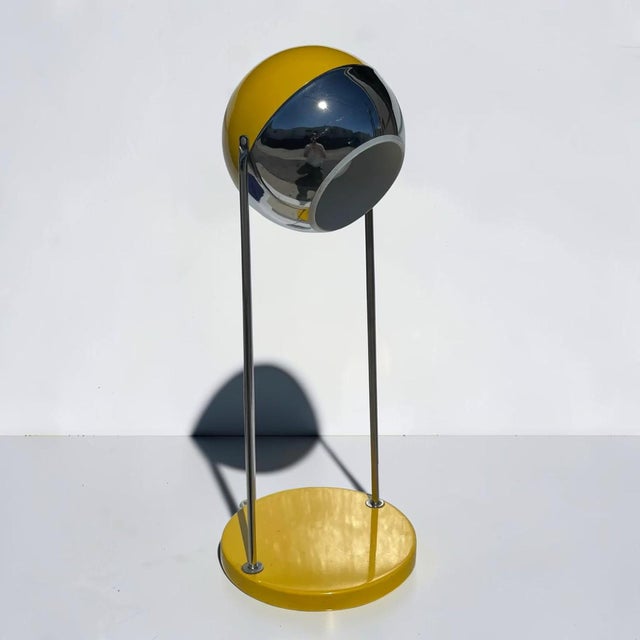 Mid-Century Modern 1970s Sonneman Style Atomic Eyeball Table Lamp For Sale - Image 3 of 12