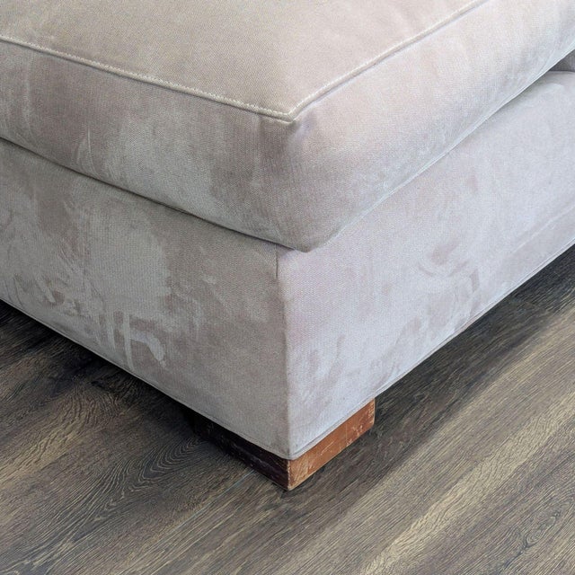 Brown Crate & Barrel Axis Sectional Sofa With Chaise For Sale - Image 8 of 8