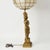 Vintage Statement Table Lamp Featuring Gold Guan Yin Figure and Capiz Shell Globe Shade For Sale - Image 9 of 17