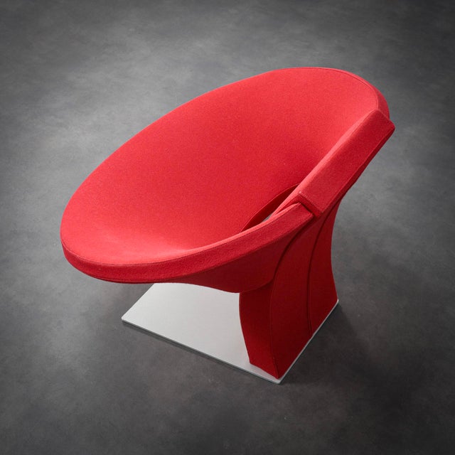 Metal Vintage Sculptural Lounge Chair, Italy, 2000s For Sale - Image 7 of 9