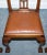 Chippendale Style Dining Chairs with Leather Seats, Set of 5 For Sale - Image 12 of 18