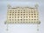 1970s Wrought Iron & Handwoven Iron Magazine Stand Champagne Shabby Chic Finish For Sale - Image 10 of 13