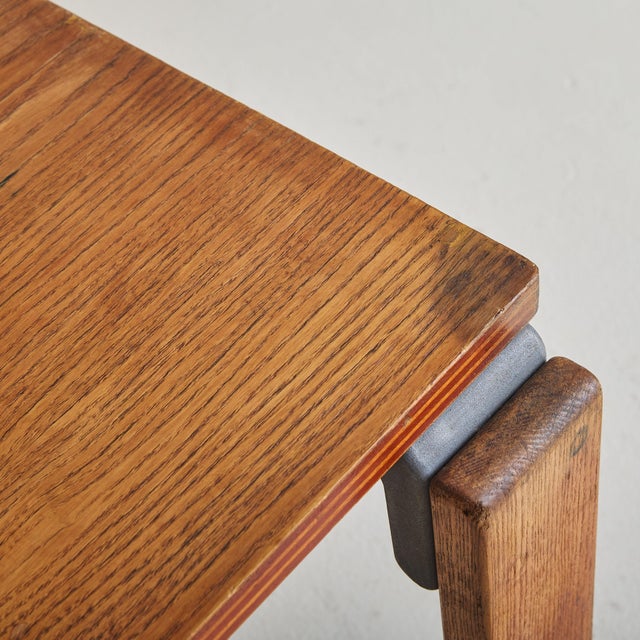 French Ash Wood Coffee Table by Georges Candilis & Anja Blomstedt for Sentou For Sale - Image 10 of 11