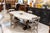 2020s Italian Oval Florentine Dining Table With Antique White Finish For Sale - Image 5 of 5