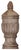 Antique Distressed Architectual Wood Finial For Sale - Image 4 of 10