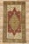 Maroon Vintage Turkish Oushak Rug with Modern Style - 03'10 x 06'11 For Sale - Image 8 of 10