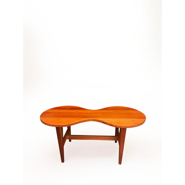 Mid-Century Modern Biomorphic Coffee Table in Teak Wood, 1960 For Sale - Image 10 of 13