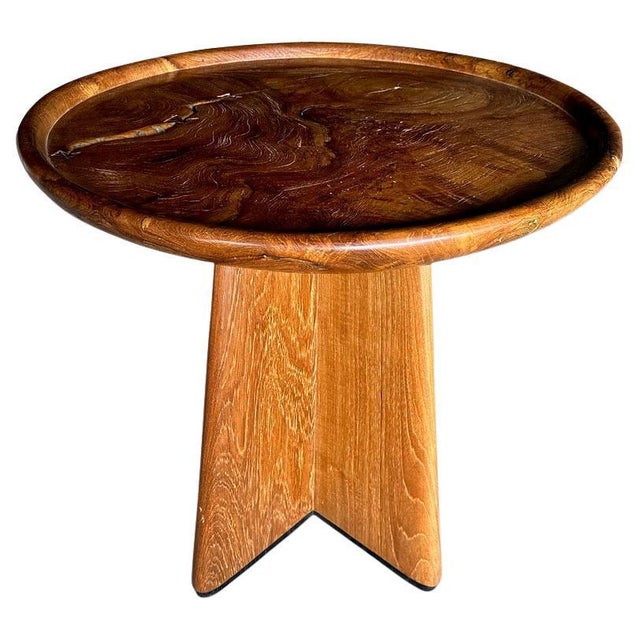 Andrianna Shamaris Mid Century Couture Large Side Table or Entry Table For Sale - Image 15 of 18