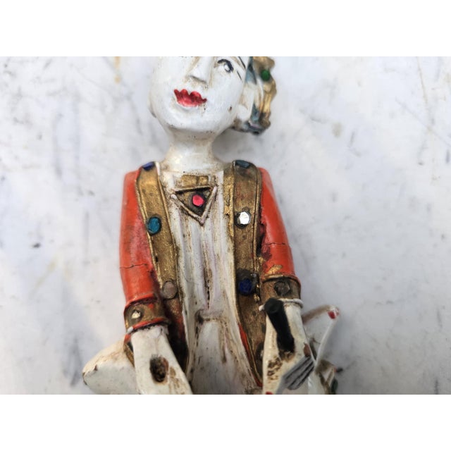 Carved Figure in Beech, 1890s For Sale - Image 3 of 8