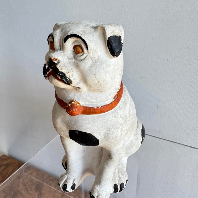 Early 20th Century Chalk Ware Dog Carnival Prize For Sale In Columbia, SC - Image 6 of 9