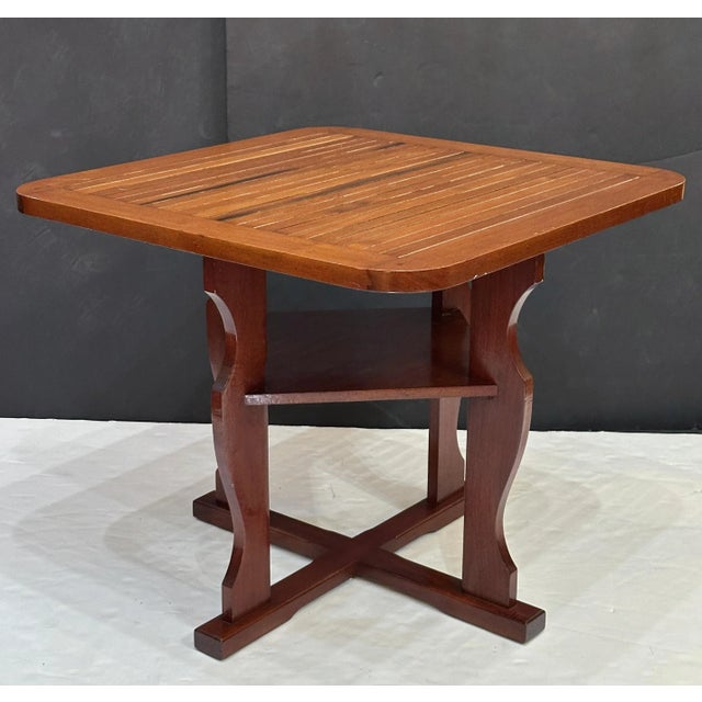 Heal's Card or Games Table and Chairs Set From England, c.1930 For Sale - Image 12 of 12