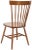 17''H Spindle Dining Chair in Natural - a Pair For Sale - Image 4 of 7
