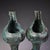 Late 19th Century Antique Bronze Stemmed Cups With Inscriptions - Pair For Sale - Image 5 of 12