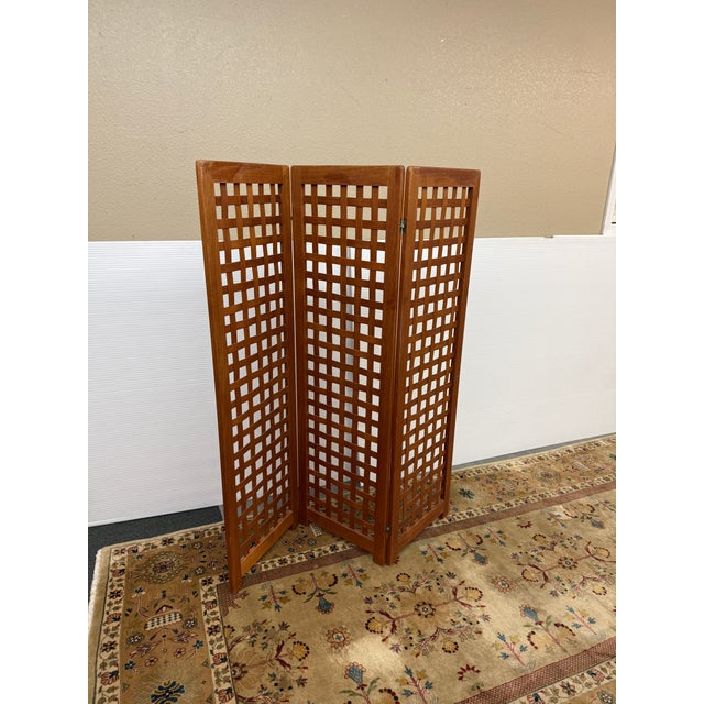 Danish Modern Teak Wood Wall Divider, Circa 1960's For Sale - Image 4 of 12