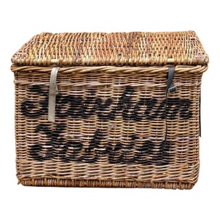 English Wicker Baskets, 1920s For Sale