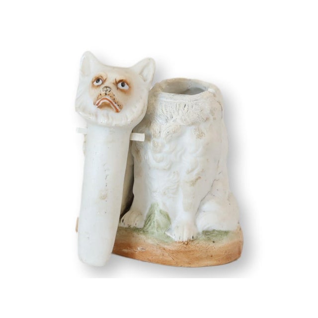 Antique Pug and Pomeranian "Nodder" Figure For Sale - Image 4 of 6