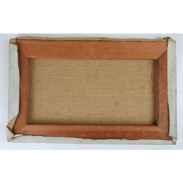 Mid 20th Century Vintage Mid 20th Century California Impressionist Seascape Painting For Sale - Image 5 of 5