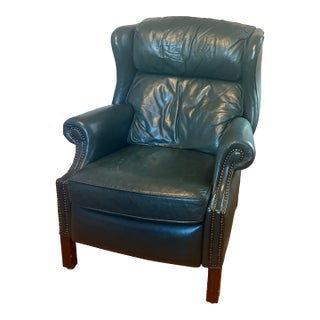 Bradington-Young Chippendale Leather Recliner For Sale