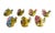 Ceramic Antique European Dresden Hand-Decorated Floral Porcelain Place Card Holders, Set of 7 – Flower, Romantic / Victorian Revival For Sale - Image 7 of 18