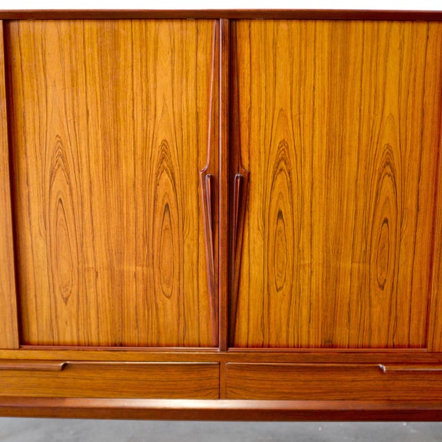 Omann Jun. Model #13 Danish Rosewood Highboard Designed by Gunni Omann For Sale - Image 10 of 18