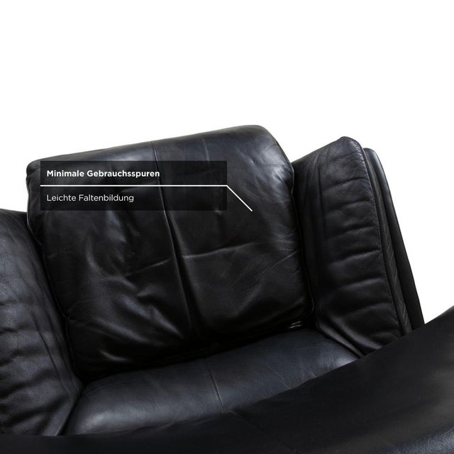 Unus Chair in Leather from FSM For Sale - Image 11 of 17