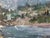 Green 1970s Oil Painting Isle For Sale - Image 8 of 10