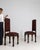 19th Century 19th Century France Burgundy Wood Dining Chair For Sale - Image 5 of 10