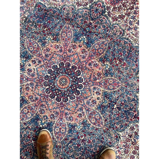 Botanical Pastel Rug 8.10 x 12.8 For Sale - Image 4 of 13
