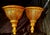 Mid 20th Century Ornate Gold Demilune Wall Sconces For Sale - Image 9 of 12