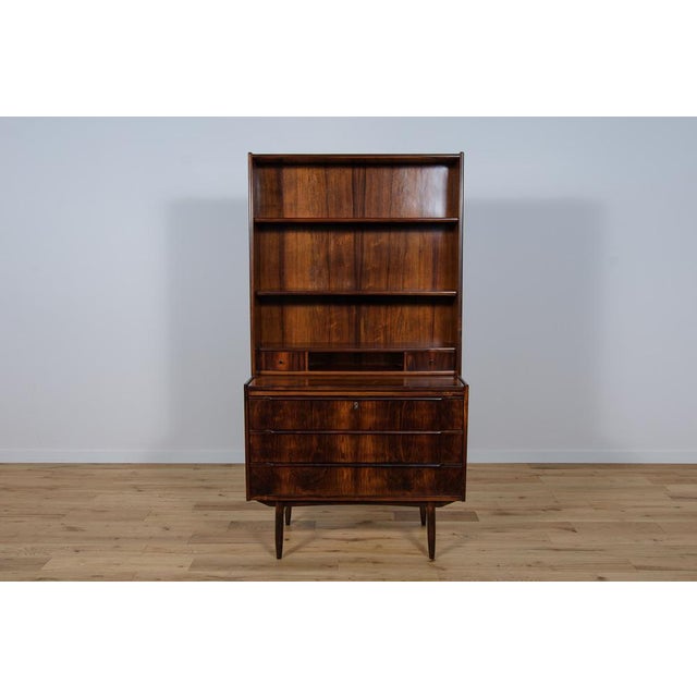 Mid-Century Modern Mid-Century Rosewood Shelf with Pull-Out Top, 1960s For Sale - Image 3 of 18