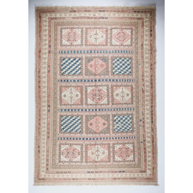 This is a one of kind sami old Rahrah Kilim. this Rahrah kilim is first they weaved and after they made an embroidery,...