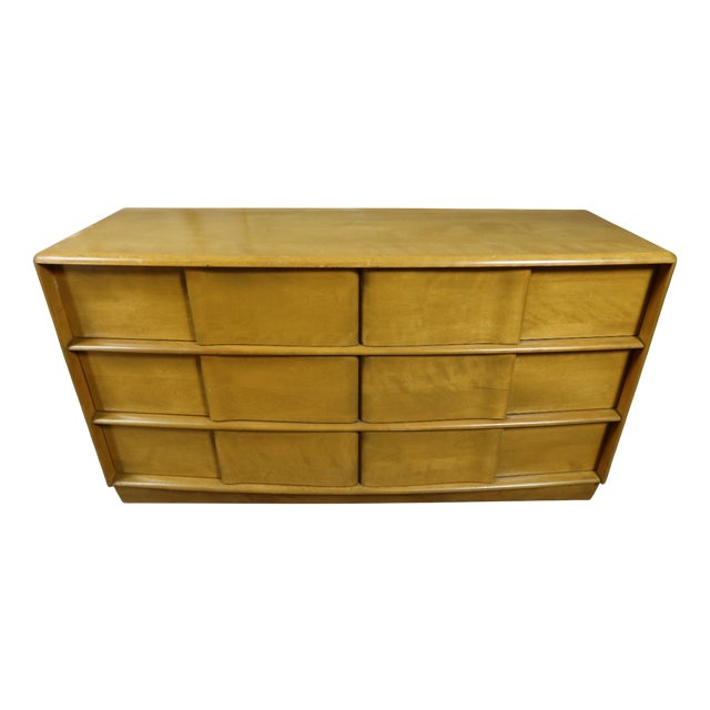 Vintage Chest of Drawers in Beech For Sale