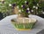 Hand-painted Italian majolica centerpiece bowl featuring elaborate open lattice basketweave design rendered in vibrant...