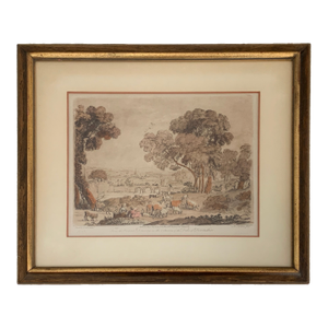 1775 Richard Earlom After Claude Lorrain “Liber Veritatis” No. 87 Engraving