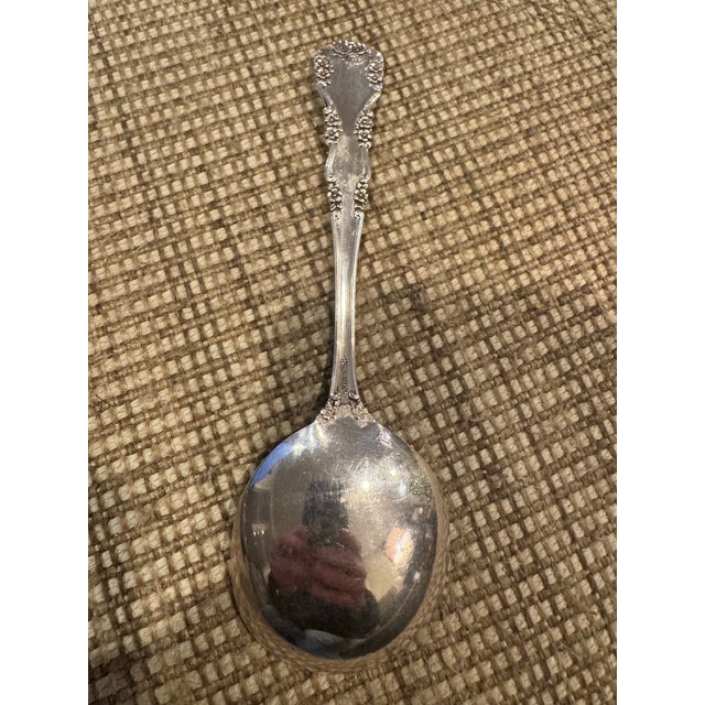Gorham Gorham Antique Sterling Silver Boullion Spoon For Sale - Image 4 of 6