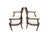 1970s Restored French Provincial Cane Back Armchairs – Pair For Sale - Image 9 of 18