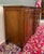 Antique French Louis XV Bow Front Buffet Sideboard Server Carved Oak C. 1930s For Sale - Image 9 of 18