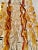 Bicolor Murano Glass Cascade Pendant Light from Mazzega, 1970s For Sale - Image 3 of 9