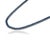 Modern Luxe 34.91ct Blue Sapphire Tennis Necklace in 14k White Gold- 16 Inches For Sale In New York - Image 6 of 15