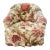 1980s Tree of Life Tufted Chintz Barrel Chair For Sale