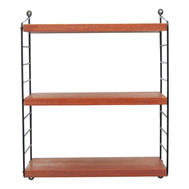 String Wall Shelf from Kajsa & Nisse Strinning, 1950s For Sale