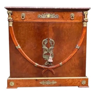 Chinoiserie Vintage Hall Cabinet For Sale