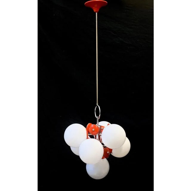 Chandelier from Stilnovo, 1950s For Sale - Image 9 of 9