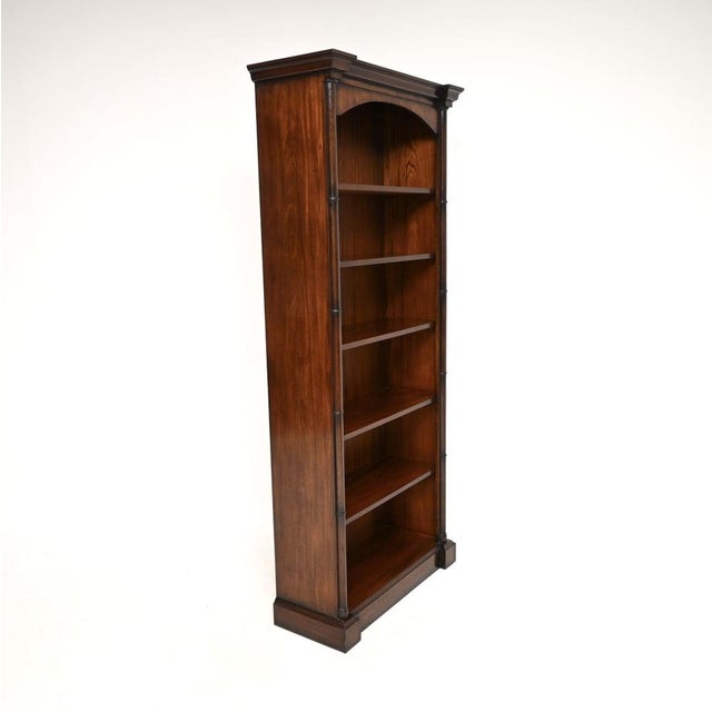 Antique Georgian Style Open Bookcase, 1950s For Sale - Image 4 of 10