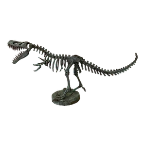 Early 21st Century Bronze Artist Made Brutalist Dinosaur Sculpture