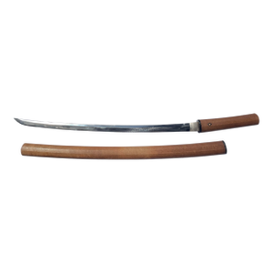 Antique Samurai Sword Long Wakizashi With Sheath : Muromachi (1336–1573) Japan Far East Easter Arms and Armor Weaponry