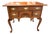 1980s Queen Anne Style Mahogany Wood Lowboy Dressing Table For Sale
