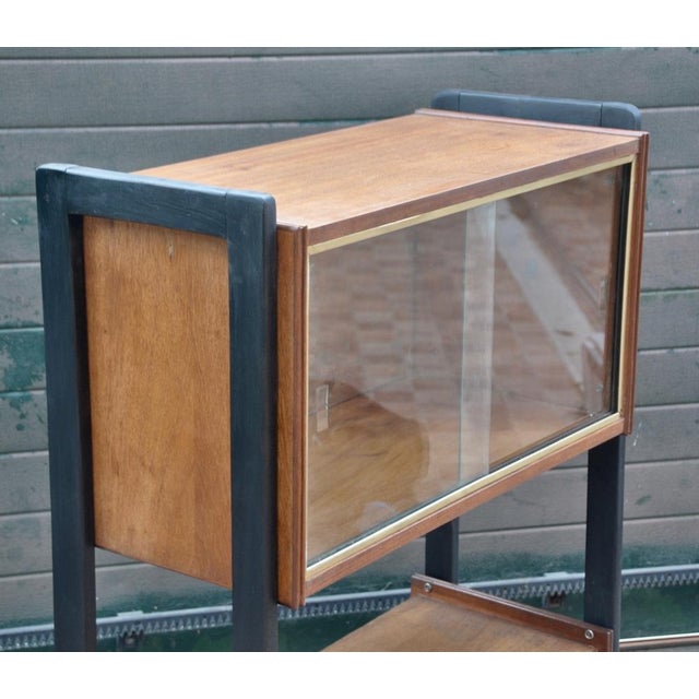 Vintage Glass Bar, 1960s For Sale - Image 12 of 16